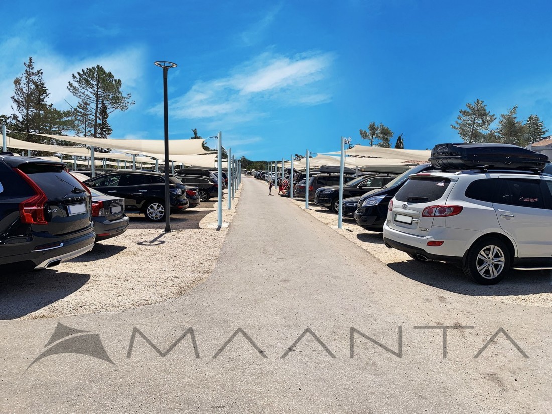 parking lot shade sails