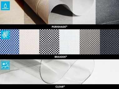Fabric samples - Roller Shades