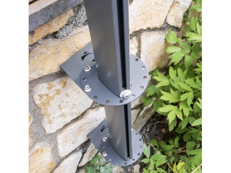 Heavy Duty Shade Sail Pole 9' 6" Variable Height