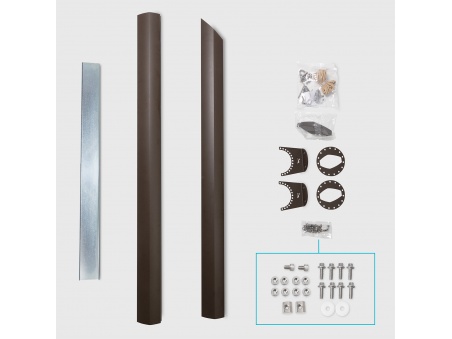 Heavy Duty Shade Sail Pole 9' 6" Variable Height