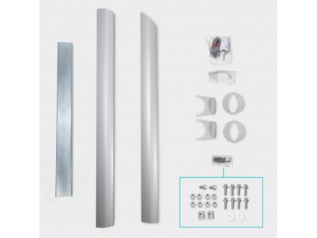 Heavy Duty Shade Sail Pole 9' 6" Variable Height