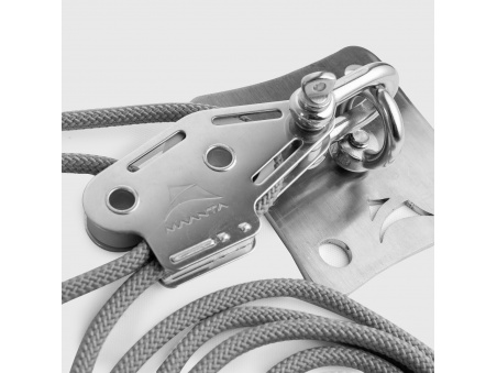 Kit wall mount Muscle x3 with Pulleys and traction booster for shade sails