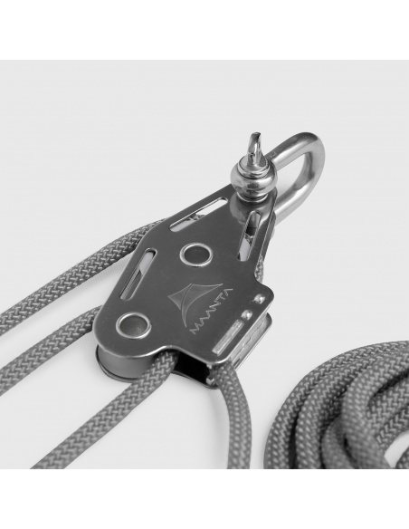 Muscle x3 Pole with traction booster, Fixing Pulley For Shade Sails