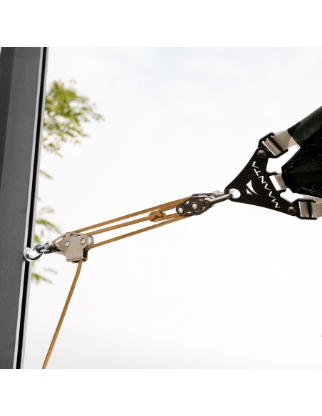 Muscle x3 Pole with traction booster, Fixing Pulley For Shade Sails