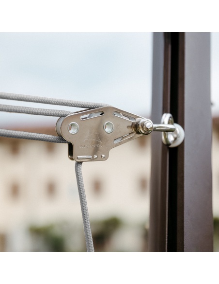 Muscle x3 Pole with traction booster, Fixing Pulley For Shade Sails