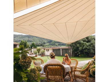 Solaria +Plus Waterproof - The evolution of our best radial cut shade sail