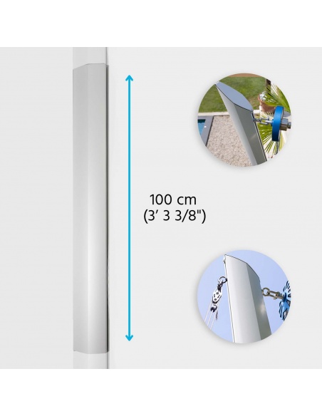 Alu Simple Extension - Adjustable Extension for Shade Sail Poles