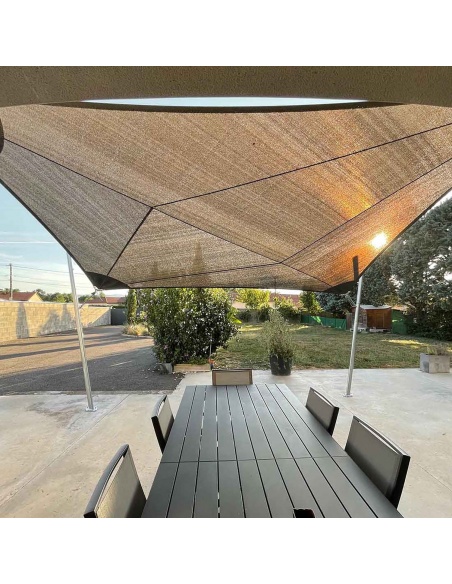 Saill breathable - windproof quality shade sail 320 gsm