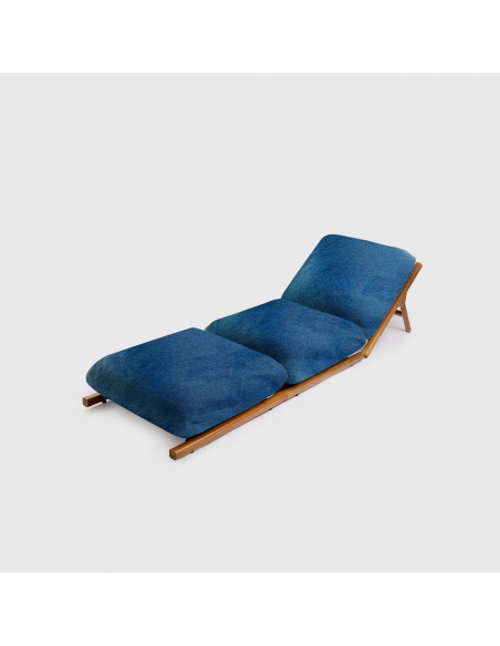 Tuga: Teak sun lounger Unique Nautical Design