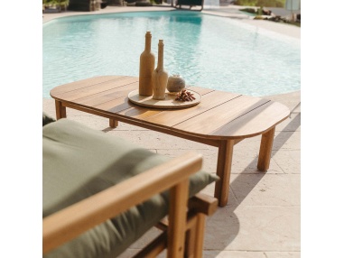 Chiglia - The outdoor coffee table made of Indonesian teak wood