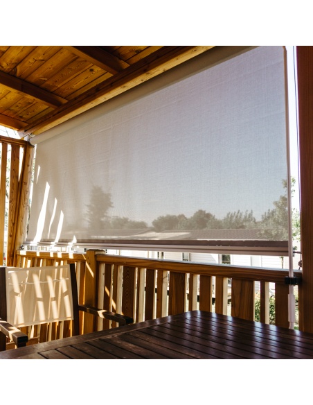 Outdoor Roller Shades With Cable Guides At The Best Price Online