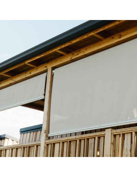 Outdoor Roller Shades With Cable Guides At The Best Price Online