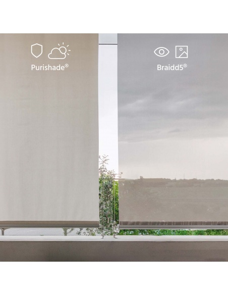 Outdoor Roller Shades With Cable Guides At The Best Price Online