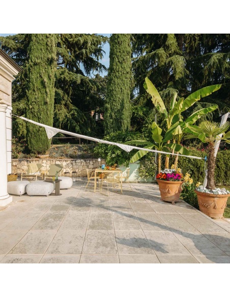 SolariA Furl Breathable Roll-Up - Our best retractable, radial-cut sun shade sail