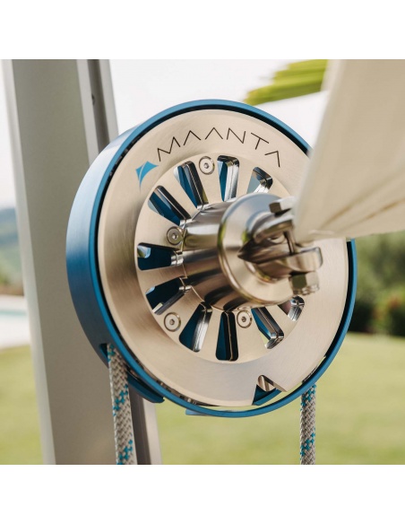 Solaria Furl Waterproof: Radial retractable roll-up sun shade sail