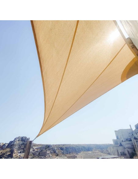 Solaria Breathable - Our best windproof radial cut shade sail