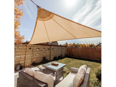 Solaria Breathable - Our best windproof radial cut shade sail