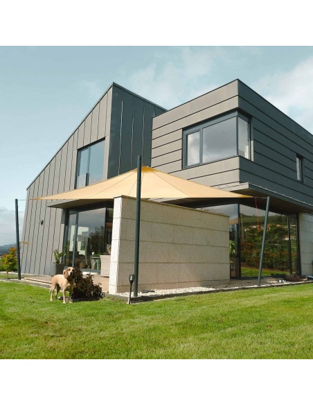 Solaria Breathable - Our best windproof radial cut shade sail