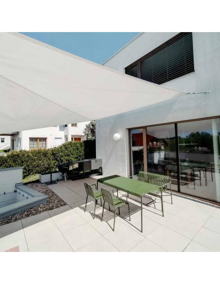 Solaria waterproof - our best radial cut shade sail