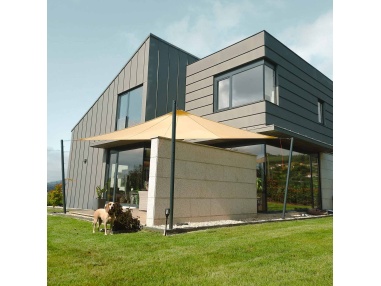 Solaria breathable - our best radial cut shade sail