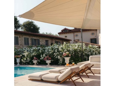 Zefira Motorized Roll-Up Shade Sail: No Wires, Just Freedom