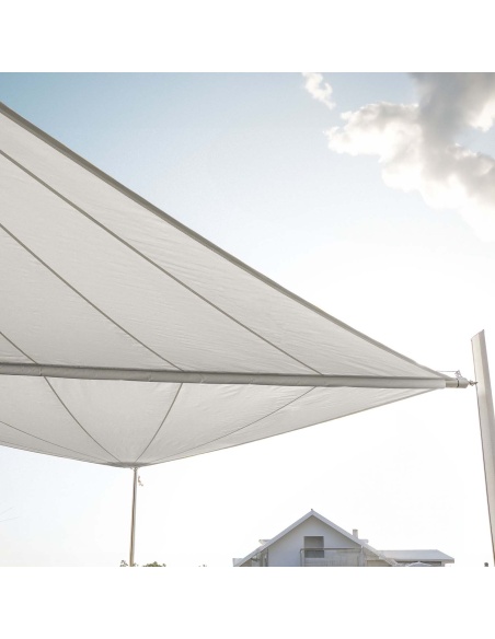 Zefira Motorized Roll-Up Shade Sail: No Wires, Just Freedom