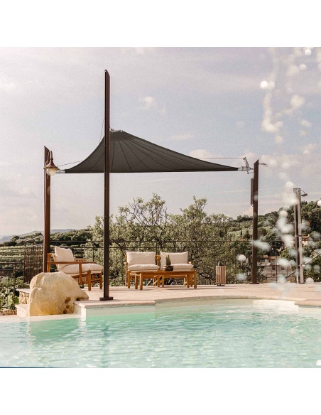 Zefira Motorized Roll-Up Shade Sail: No Wires, Just Freedom