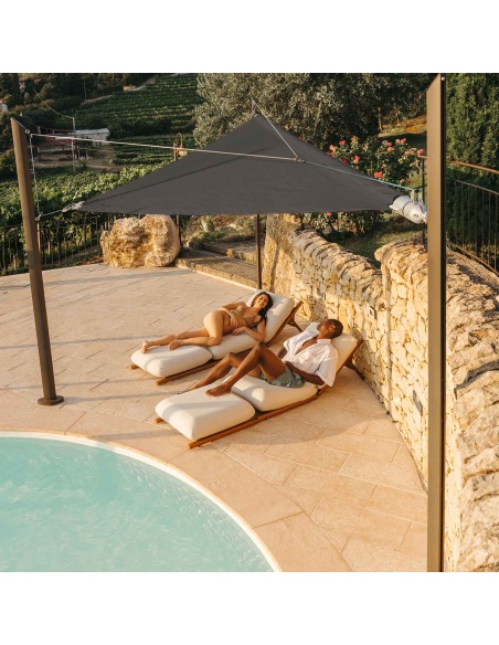 Zefira Motorized Roll-Up Shade Sail: No Wires, Just Freedom