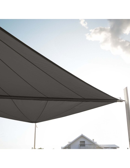 Zefira Motorized Roll-Up Shade Sail: No Wires, Just Freedom