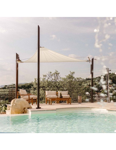 Zefira Motorized Roll-Up Shade Sail: No Wires, Just Freedom