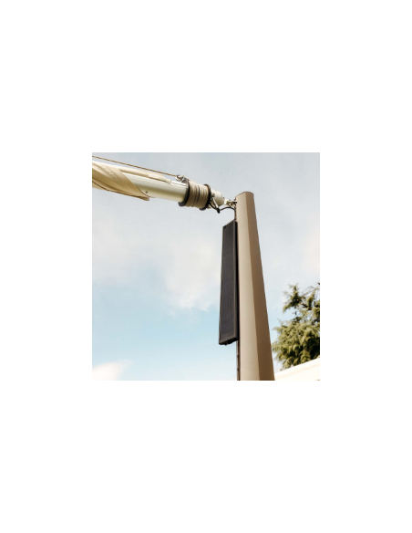 Zefira Motorized Roll-Up Shade Sail: No Wires, Just Freedom