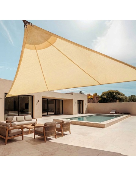 Solaria Breathable - Our best windproof radial cut shade sail