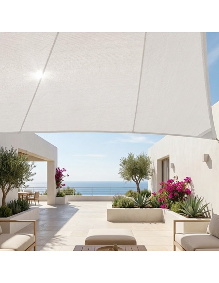 Solaria Breathable - Our best windproof radial cut shade sail