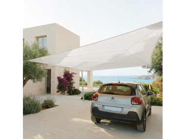 Solaria Breathable - Our best windproof radial cut shade sail