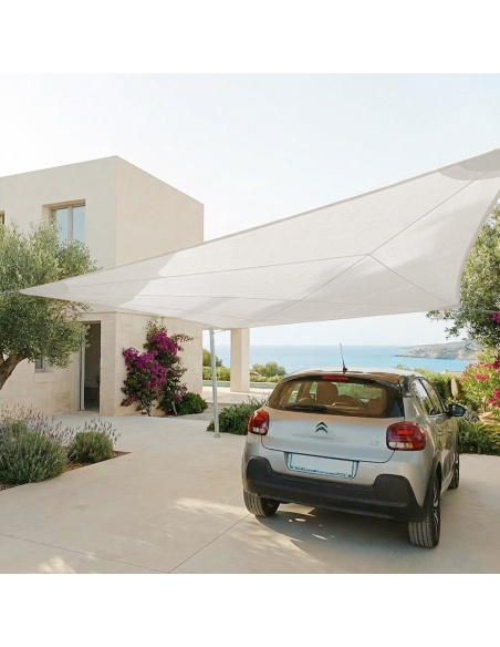 Solaria Breathable - Our best windproof radial cut shade sail