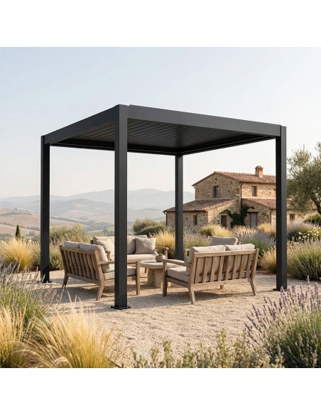 Lyra T6 - Pergola bioclimatica con lamelle orientabili