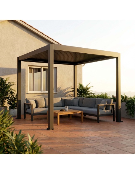 Lyra T6 - Pergola bioclimatica con lamelle orientabili