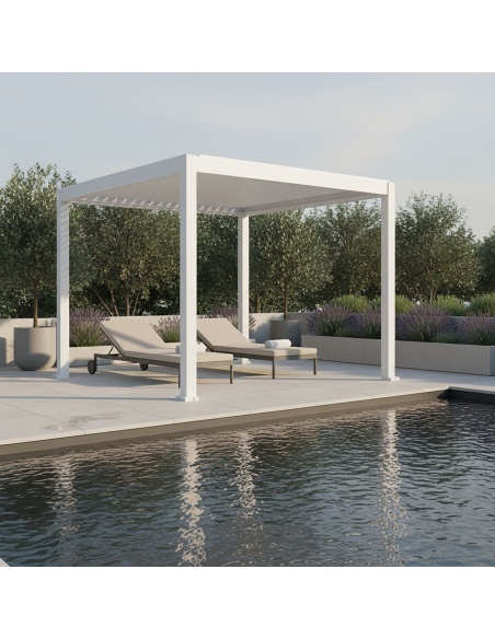Lyra T6 - Pergola bioclimatica con lamelle orientabili