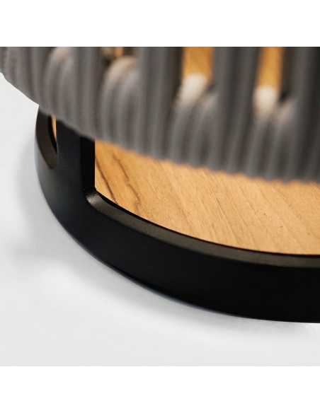 Marinea: Outdoor Lamp in Braided Rope