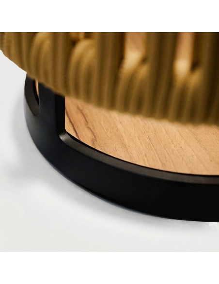 Marinea: Outdoor Lamp in Braided Rope