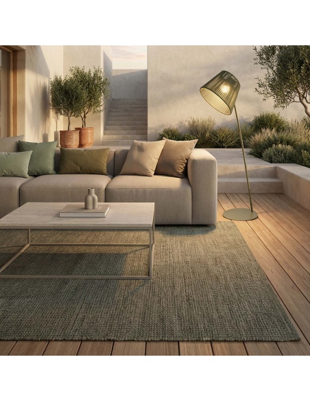 Ropelle: Designer Solar Outdoor Lamp 63 in