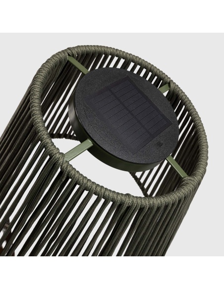 Ropelle: Designer Solar Outdoor Lamp 63 in