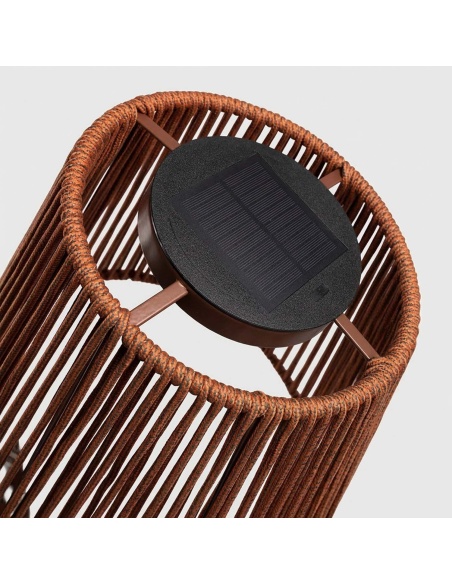 Ropelle: Designer Solar Outdoor Lamp 63 in