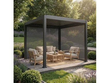 Manual Zip Screen x Lyra T6 - Chiusura ZIP per pergola bioclimatica