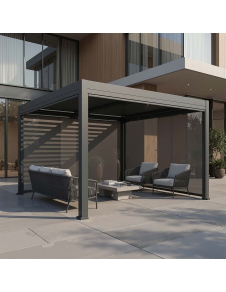Manual Zip Screen x Lyra T6 - Chiusura ZIP per pergola bioclimatica