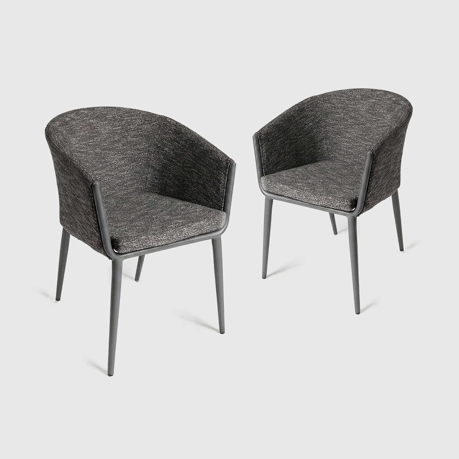 Mitara: Outdoor Dining Armchair in Solution-Dyed Fabric 2