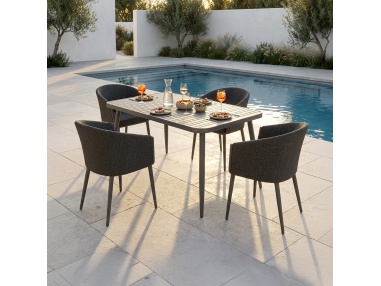 Conviva: Aluminum Outdoor Dining Table