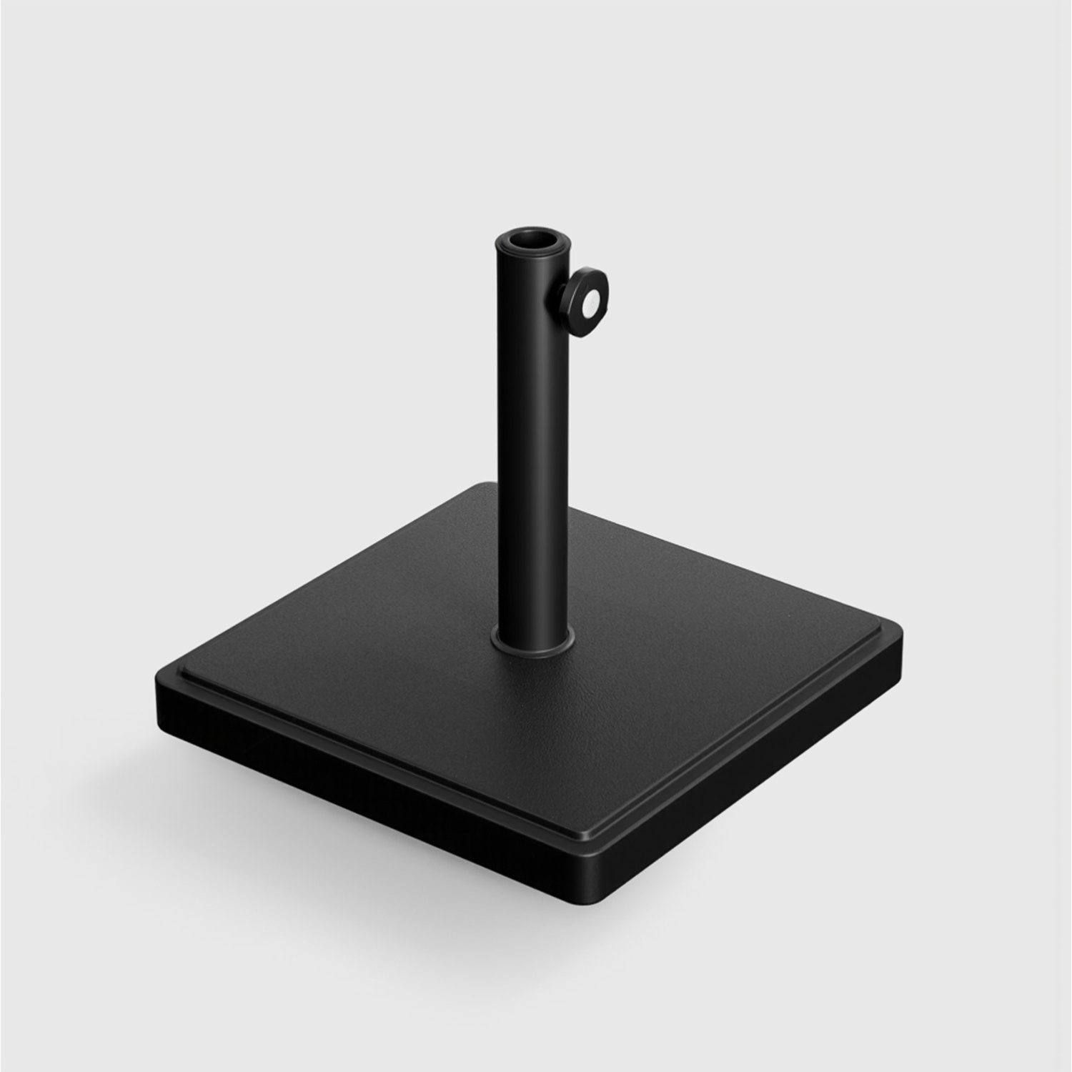 Square Patio Umbrella Base Concrete 44 lbs - Compatible with Klika and Lybra 2