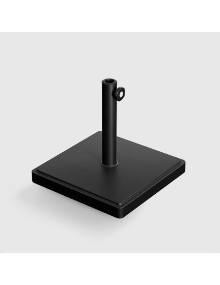 Square Patio Umbrella Base Concrete 44 lbs - Compatible with Klika and Lybra
