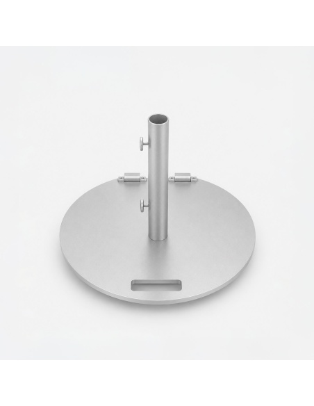 Round Umbrella Base Steel 55 lbs - Compatible with Klika and Lybra